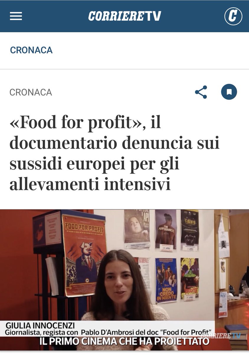 Oggi siamo anche sul @Corriere con @foodforprofit_ 🙏🏽🙏🏽🙏🏽 #Foodforprofit video.corriere.it/cronaca/food-f…