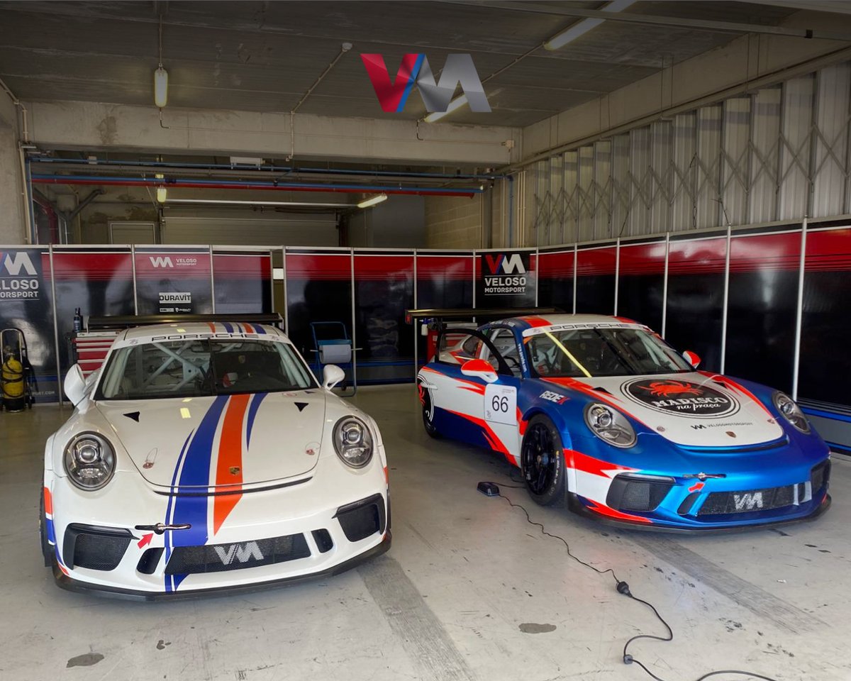 VelosoMsport's tweet photo. Veloso Motorsport regressa ao Campeonato de Espanha de GT com uma formação de quatro Porsche 911 GT3 Cup 🏎️🔥 🔥🔥 https://t.co/H8njQqjRGq