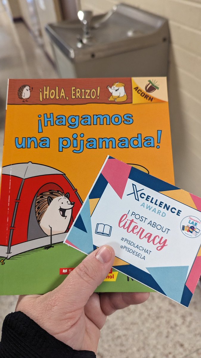 Thank you for my book! <a href="/pisdesela/">PISD Elementary Language Arts & Reading</a> #pisdlachat