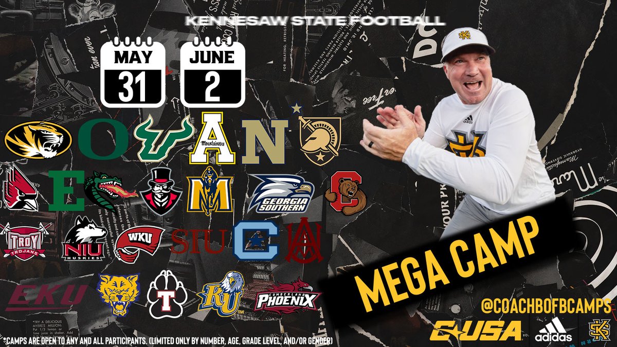 Get ready to dominate the field🏈 Elevate your game with top-notch coaching and epic competition. Don't miss out May 31st and June 2nd!

Register today 🎟️: brianbohannoncamps.totalcamps.com/shop/EVENT