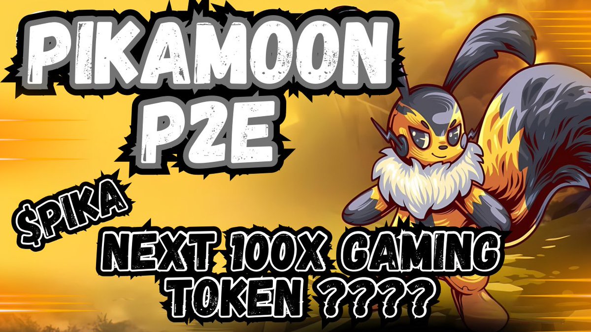 PIKAMOON $PIKA WILL GO PARABOLIC IN THE P2E &amp; GAMING NARRATIVE IN #Bullrun2024 
Check out all the info in my latest video youtu.be/01TN0vxDaB8?si…