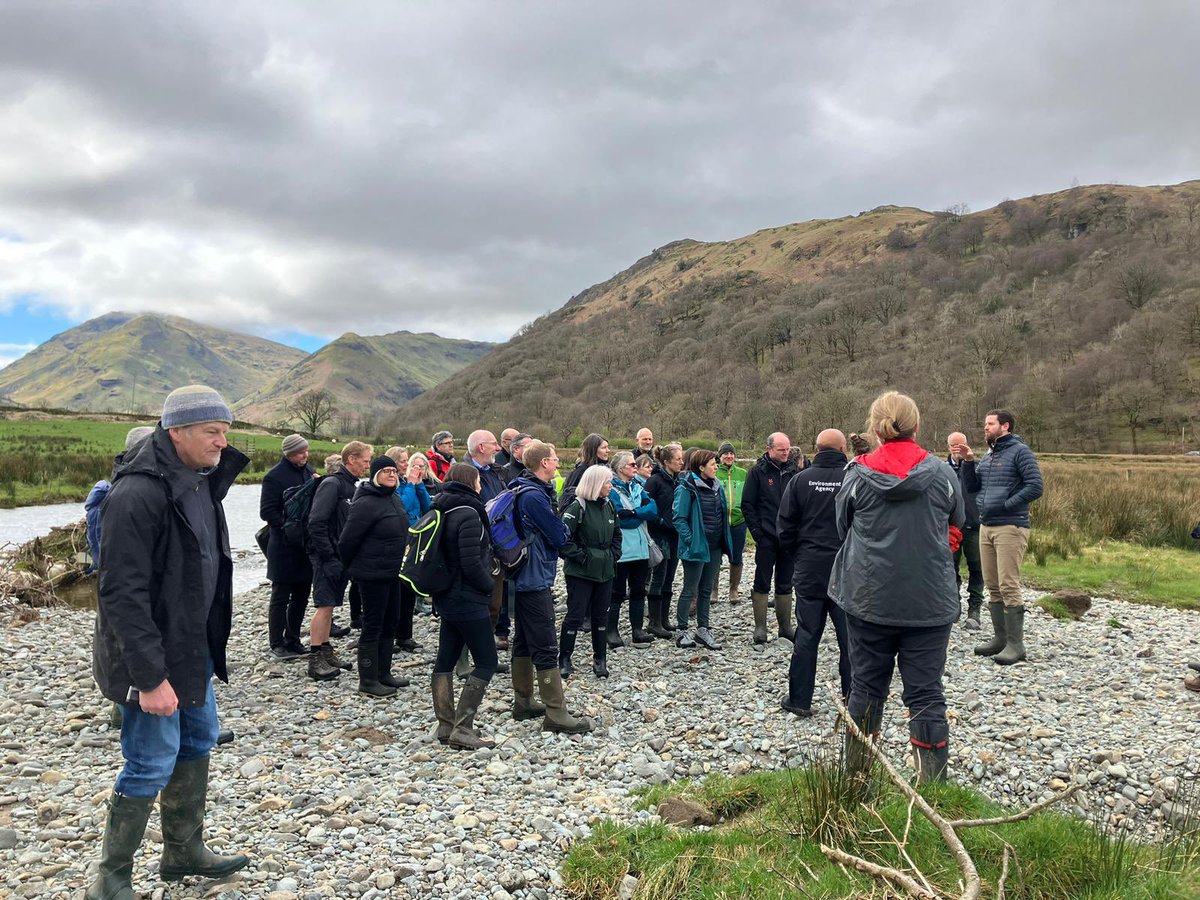 Great to get all the #Cumbria River Restoration Programme partners together today, to see inspirational projects from @NT_TheNorth and @UllswaterCic. Check out the partnership’s #EuropeanRiverprize award-winning work here: bit.ly/EuroRiverPrize…