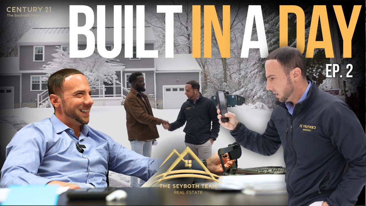 BUILT IN A DAY E2 

“Empire’s aren’t built in a day….they’re built everyday.”

Click the link to watch! 
youtu.be/0tx4Ymqc00M?si…

#kyleseyboth #realestate #marealestate #rirealestate #theseybothteam  #century21 #century21theseybothteam #limitless #century21limitless #builtinaday