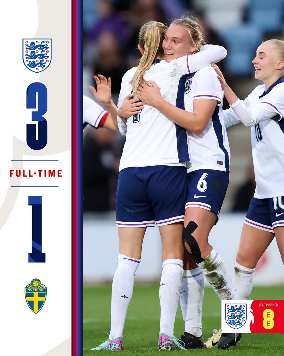 Victory for our U23 #YoungLionesses! 👏👏

⚽️ Bo Kearns 
⚽️ Skeels 
⚽️ Robinson