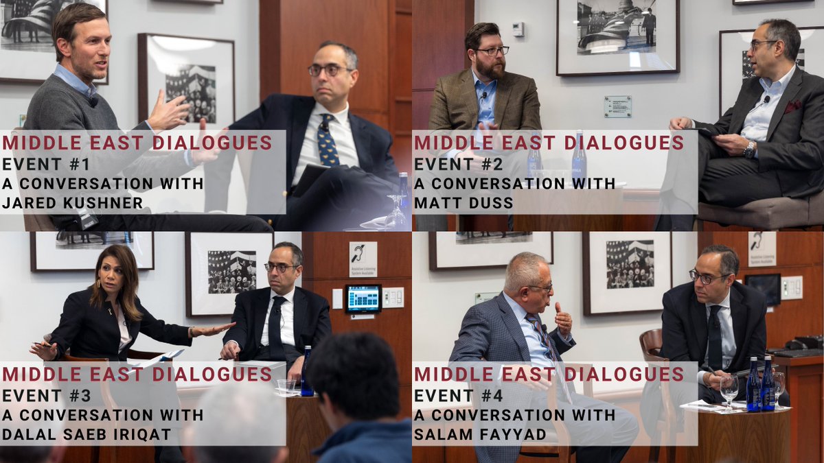 To watch the first four conversations in our 'Middle East Dialogues' series and stay up to date with all the latest at MEI, subscribe to our YouTube channel: youtube.com/channel/UCFu1o…