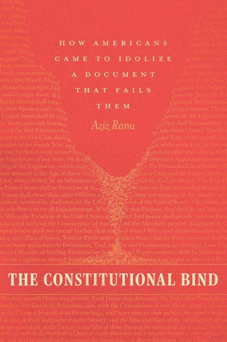 📜 Why do Americans venerate their constitution? Aziz Rana traces the historical roots and modern consequences of constitutional veneration in his new book, 'The Constitutional Bind.' Details: press.uchicago.edu/ucp/books/book…