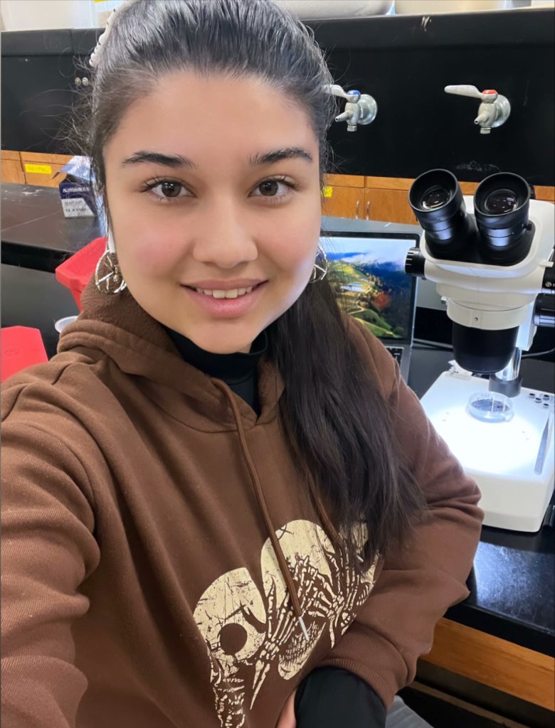 and more great news: Undergrad student Mira Umarova just got an honors summer research fellowship to work on larval effects on response thresholds in ant workers during the summer 🥳🪇🎖️