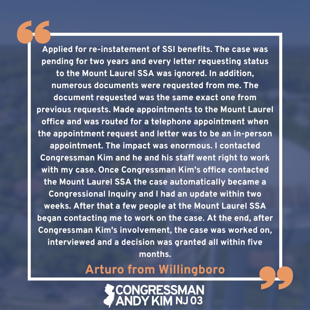 Waiting to hear back for over two years is frustrating! Our office can try to help streamline the process and get in touch with federal agencies, including the Social Security Administration. Reach out if we can help at kim.house.gov/contact