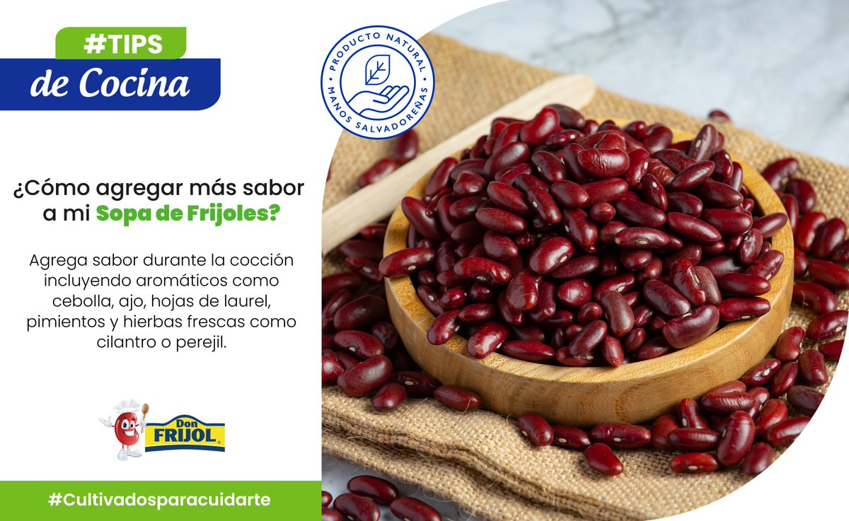 globalalimento1's tweet photo. En nuestra sección #Tipdecocina🌟🌱 te traemos un Tip indispensable para que tus frijoles tenga mucho más sabor!🫘😋
#CultivadosparaCuidarte #FrijolDonFrijol https://t.co/boSQfwieFg