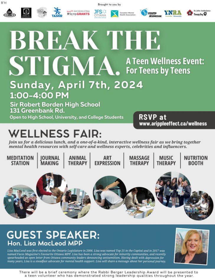 Join us for an upcoming mental health and wellness event organized by A Ripple Effect, featuring a diverse array of vendors, professionals, artists, and musicians, therapists, and delicious food. For teens and young adults. Register at: bit.ly/49jbAwH