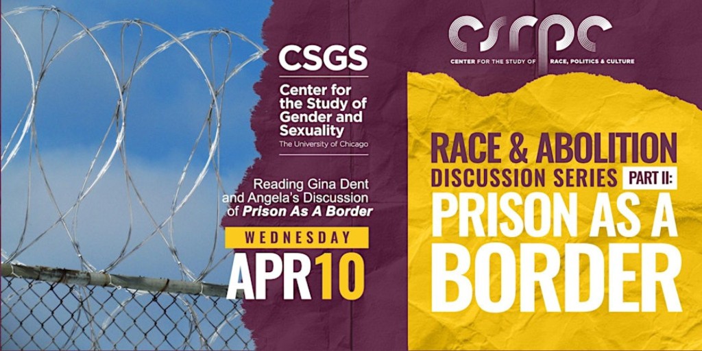 Join us on April 10 for Part II of our Race & Abolition Discussion Series: Prison as a Border. Register at bit.ly/april10aboliti… or at the link in our bio.