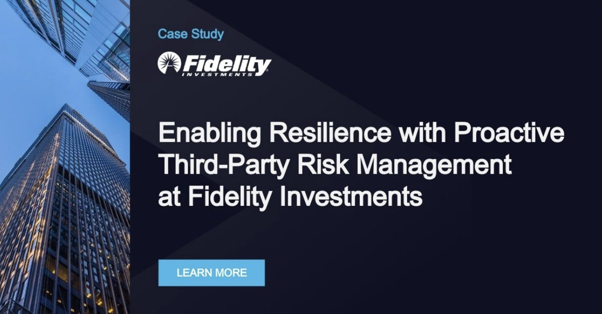 At Fusion, celebrating our customers' success is of the utmost importance to us.

In our latest case study, we dive deep into how Fidelity Investments is bolstering its #thirdpartyriskmanagement program with the help of Fusion. Read the case study here: bit.ly/3VLMxiR