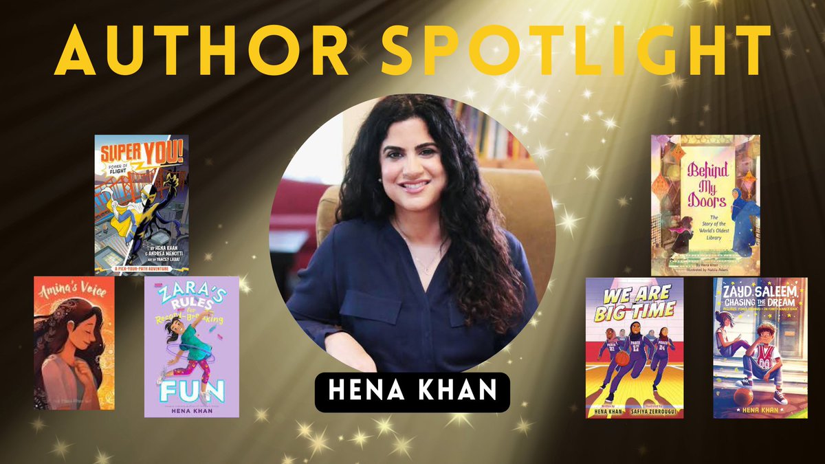SDBookWizard's tweet image. For Arab American Heritage Month, our spotlight 🔦is on @henakhanbooks 📚 &quot;Super You: Power of Flight&quot; was an awesome choose-your-own-adventure summer read last year!!! #d75reads #authorspotlight #livethecode