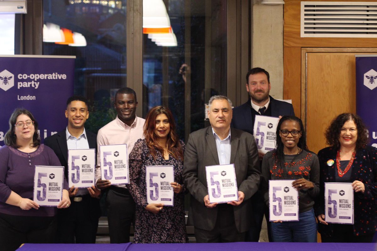 Great to attend @LondonCoop ‘s GLA manifesto launch this evening - great document - congrats London Co-op Party. Smashing to be joined by co-operators and candidates @Len_Duvall @LeonieC @benjeewest @RiaB_22 @Miriam_E_Rice amongst many more.