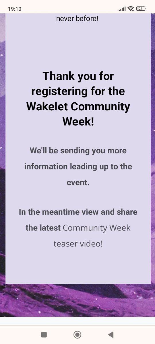 Can't wait for #wakeletcommunityweek2024 to start! If you haven't reserved your place CLICK here ⬇️

community.wakelet.com/cw24

🌟🌊💙 I reserved my place! 💙🌊🌟

@wakelet #wakeletwave

🌟🌊🎉💙🤍❤️🎉🌊🌟