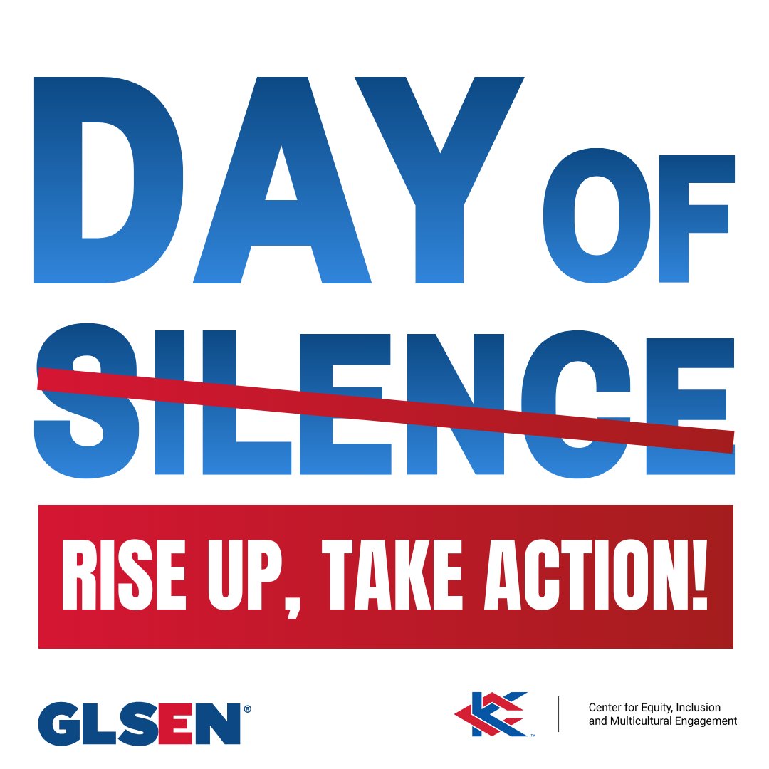 Today is National Day of Silence ❌
Rise up and take action!  #nationaldayofsilence