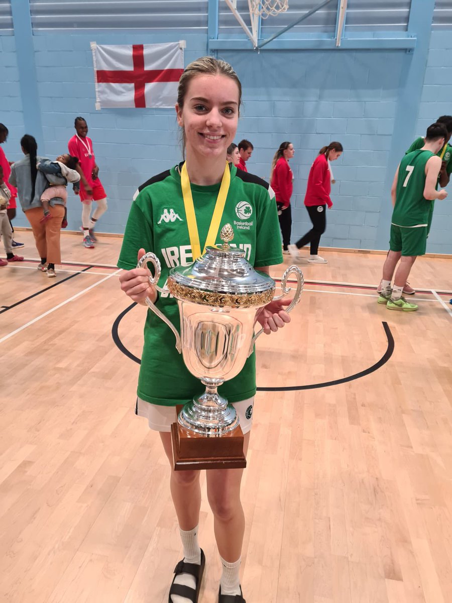 Congratulations to 6th Year student Laura Mc Farland who was part of the U18 Irish Women’s Basketball team who won the Four Nations Cup today @BballIrl