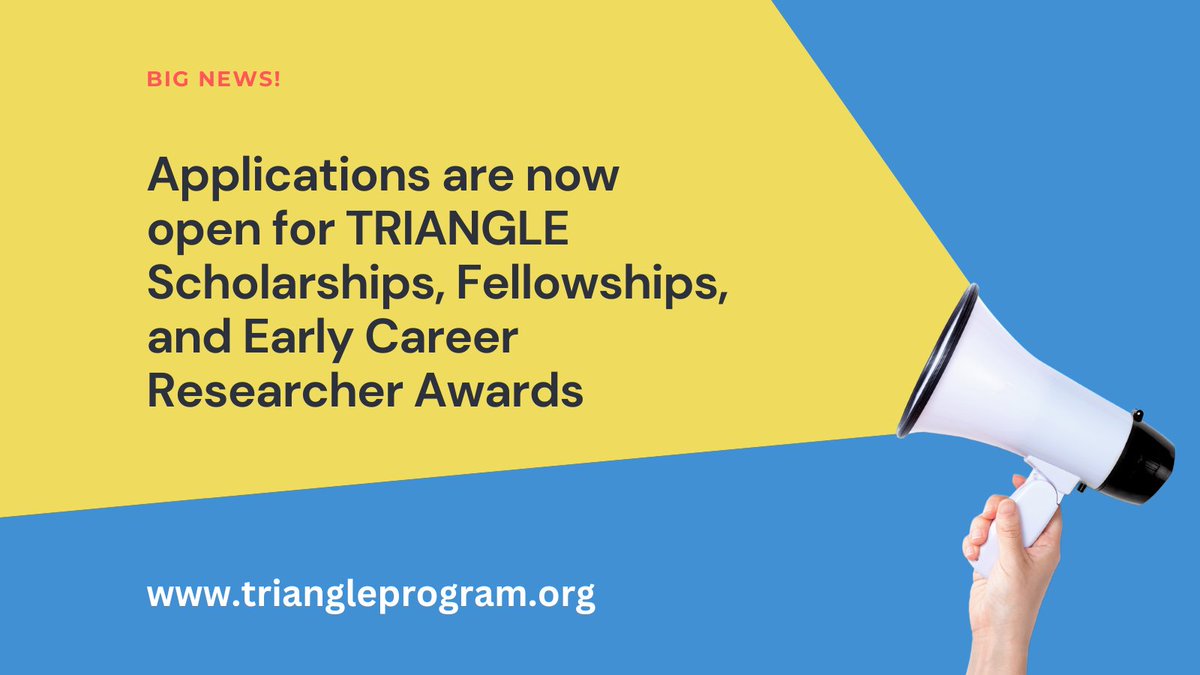 📢 GI & Liver Researchers! The 2024 TRIANGLE funding competition is OPEN! Grad students, postdocs & early career faculty: apply at triangle.slideroom.com for a chance to join the TRIANGLE community & propel your GI/liver research forward! Competition closes on May 31, 2024.