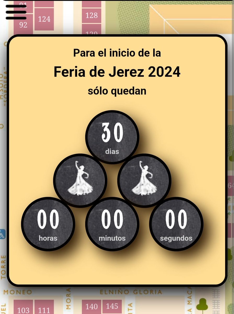¡Faltan 30 días! Un mes para el alumbráo. 💃🕺
laferiadejerez.es
#FeriaJerez24 #FeriaDelCaballo #JerezDeLaFrontera