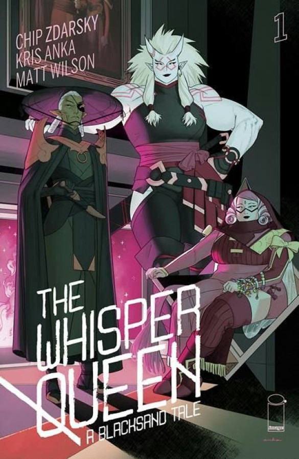 Pre-order THE WHISPER QUEEN #1 from your Local Comic Shop! The royal guard has sent their most capable bounty hunters after the accomplices in the king’s murder! @zdarsky @kristaferanka ow.ly/F96e50R8A3K