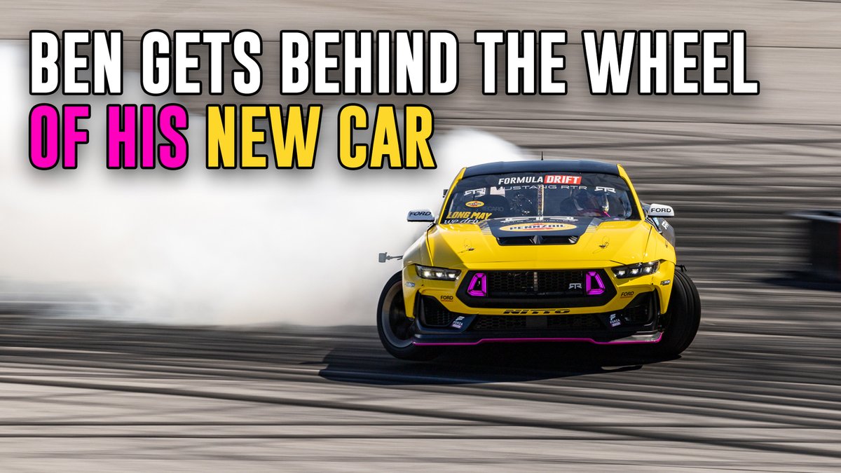 The rush to finish the Mustang RTR liveries and get a final Formula Drift test in before Long Beach is on!! #formuladrift #fordmustang youtu.be/5KMnpbhPHAc?si…