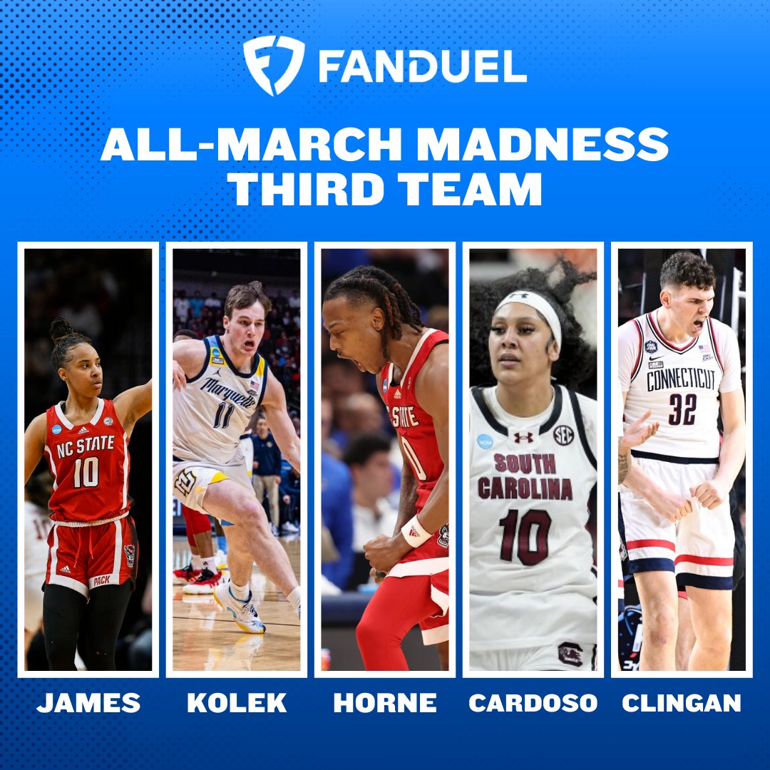 Ahead of the #FinalFour we're dishing out our All-March squads for the tournaments top performers 🏀🥇🥈🥉 Did we get it right? ✍️ #MarchMadness #NCAA #NCAAW