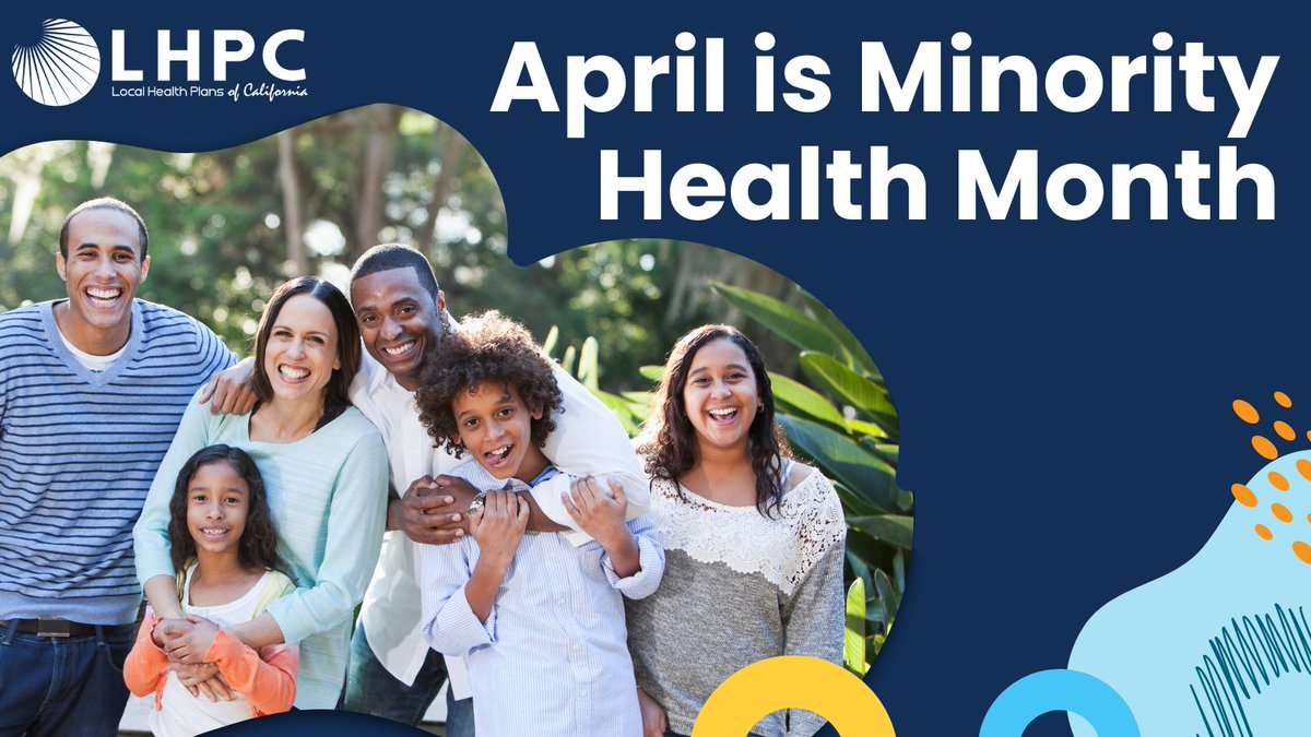 April is #MinorityHealthMonth. Local plans remain committed to addressing generational health disparities and resolving the unique health challenges minority communities face by improving access to inclusive and equitable care and providing supports that mitigate barriers to care