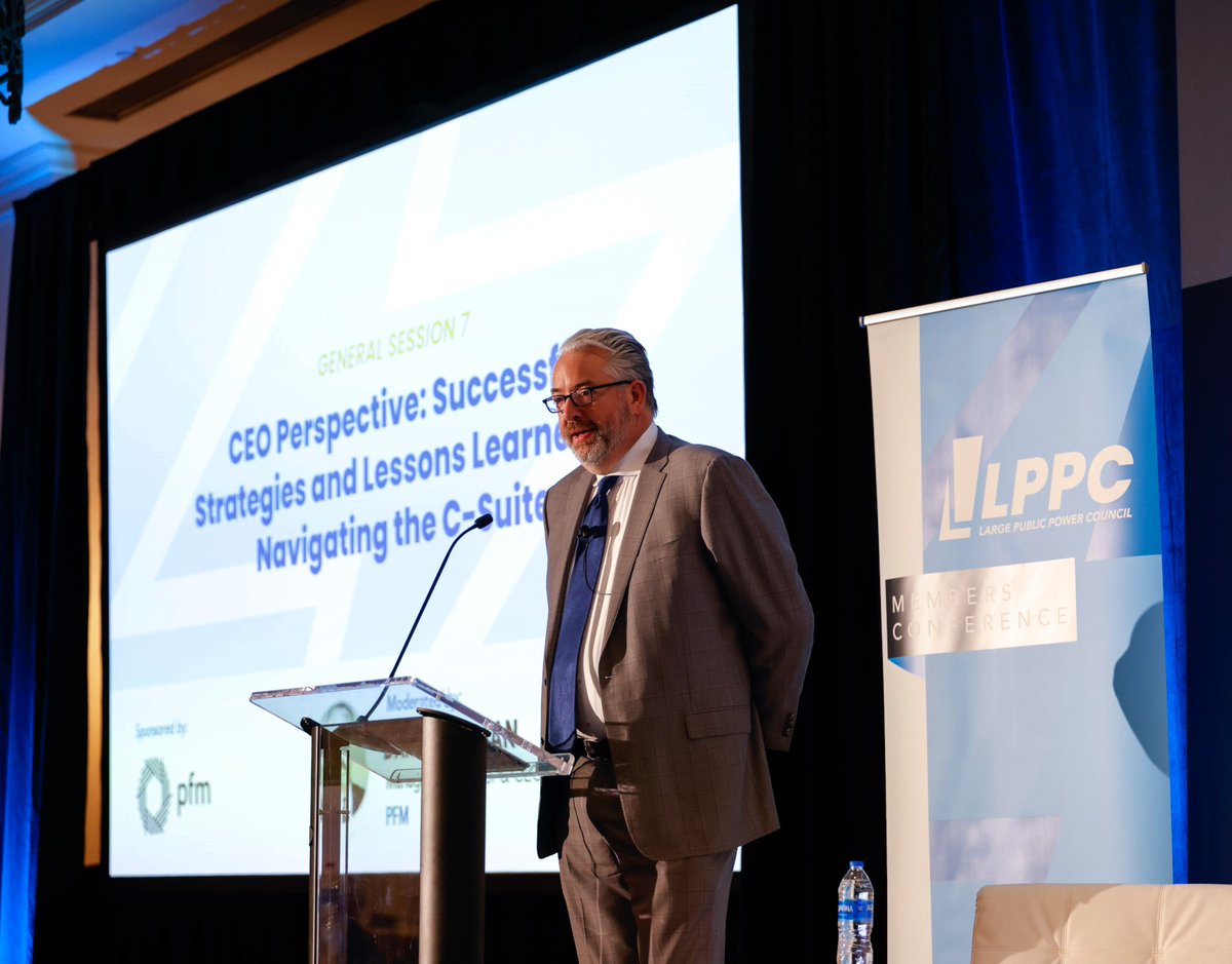 We closed out #LPPCMembConf24 with a final session – “CEO Perspective: Successful Strategies and Lessons Learned for Navigating the C-Suite” – Where #utility CEOs from differing backgrounds reflected on their career journeys, and offered lessons learned in leading larger…