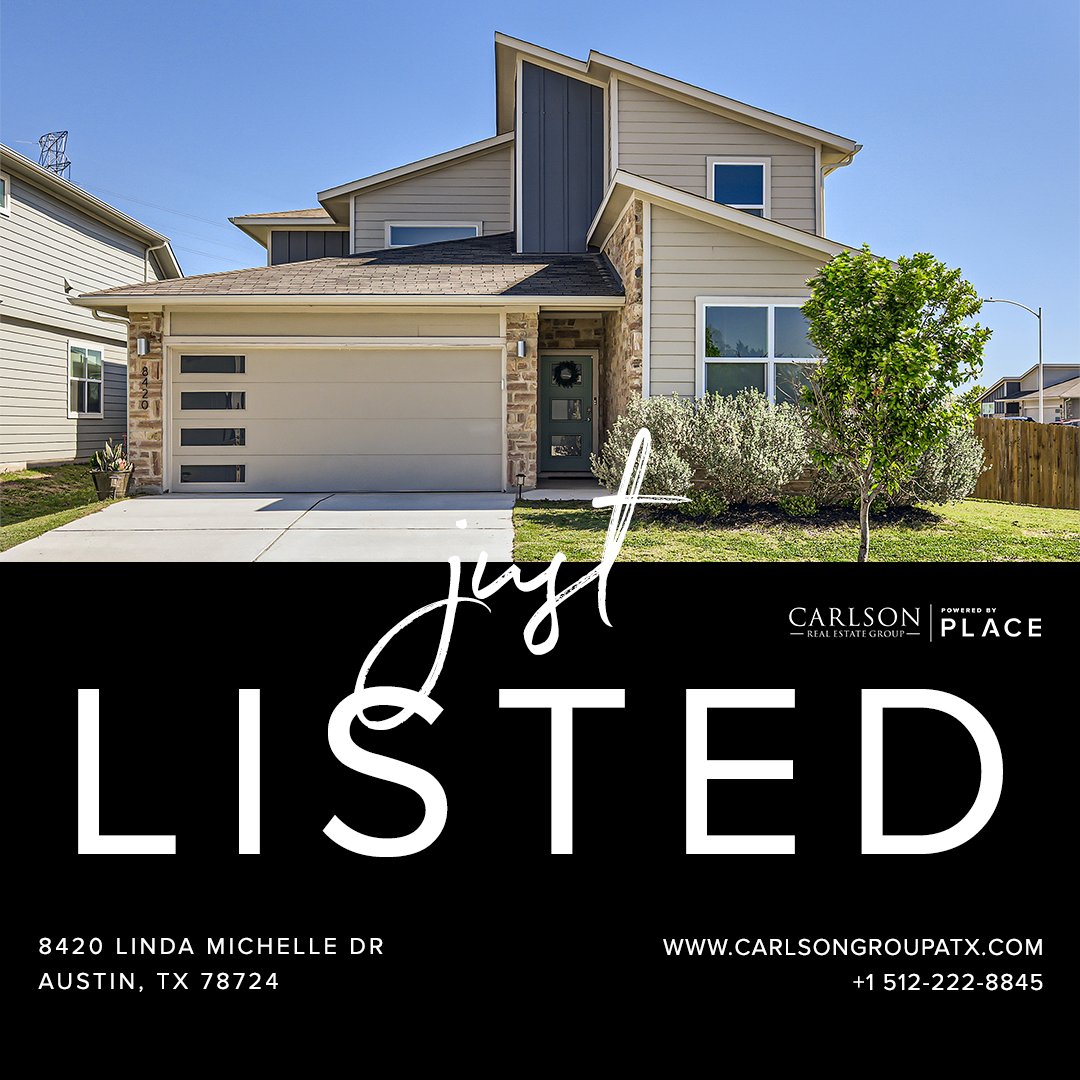 🏡 JUST LISTED
📍 8420 Linda Michelle Dr, Austin, TX 78724
🛌 4 bed 🛀 3 bath 📐 2,565 sqft

A modern oasis in the booming east side of Austin, TX!

Schedule a viewing today!

📞 +1 512-222-8845
📧 admin@carlsongroupatx.com

#justlisted #texasrealestate #austinhomes