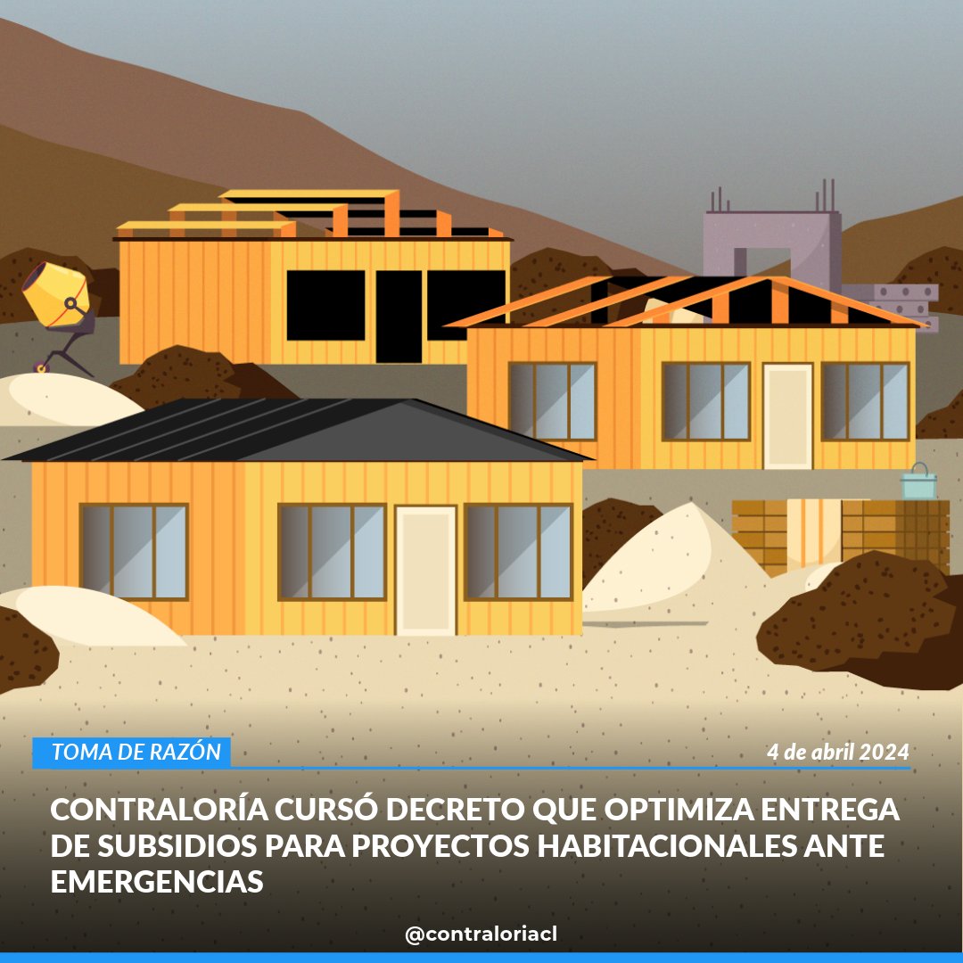 Contraloriacl's tweet image. Con esta toma de razón se permite la entrega de beneficios para la construcción de viviendas en los sitios de las personas postulantes y también en terrenos donde ya hay una o más propiedades habitacionales.
Nota👉bit.ly/4agLo7k