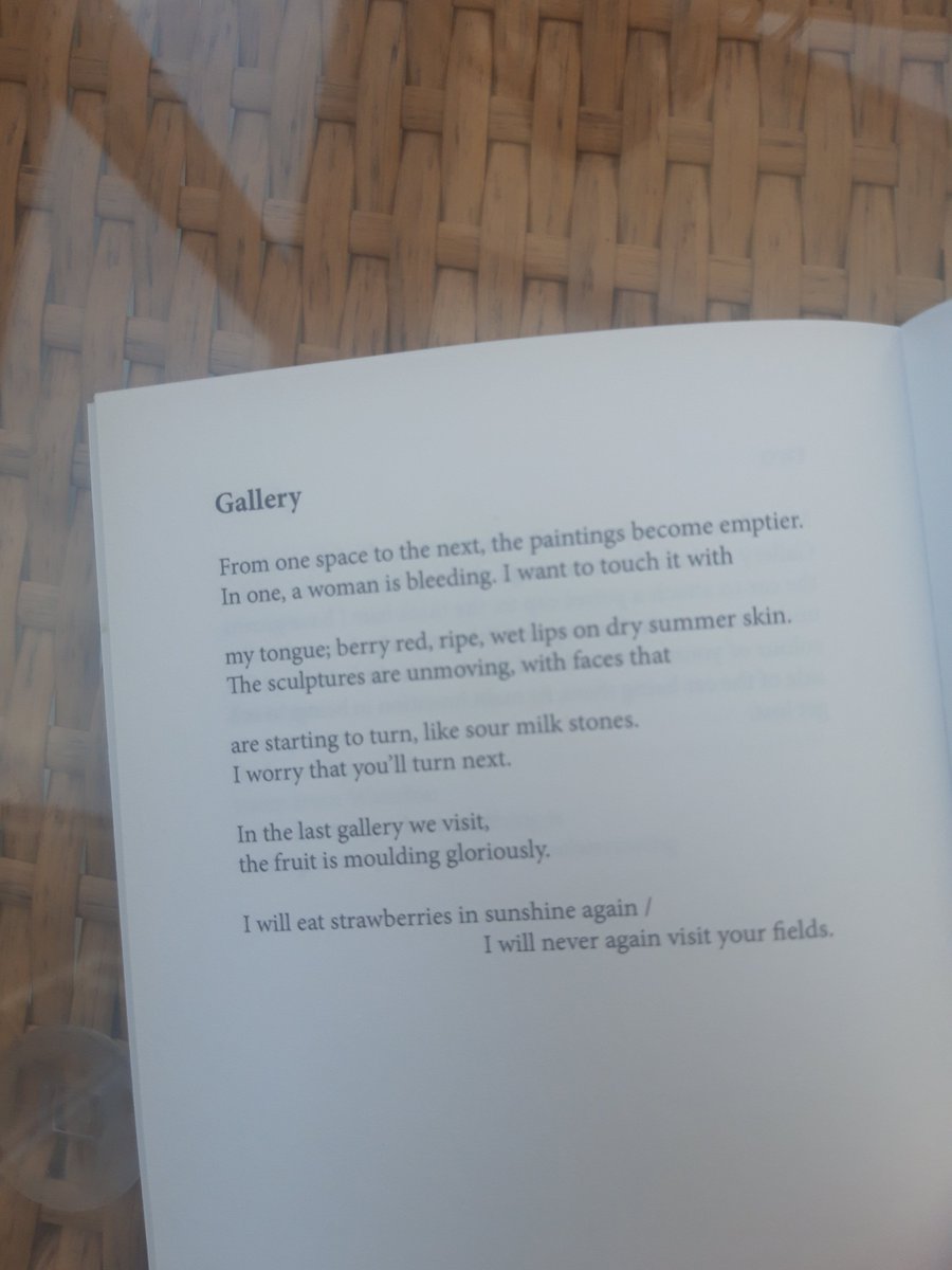 We love seeing books by our contributors and this beauty I GET LOST EVERYWHERE, YOU KNOW THIS NOW is by two - @galiamelon @_WendyCaitlin lovely to see the poem 'Gallery' from our Blood issue in print 💙
