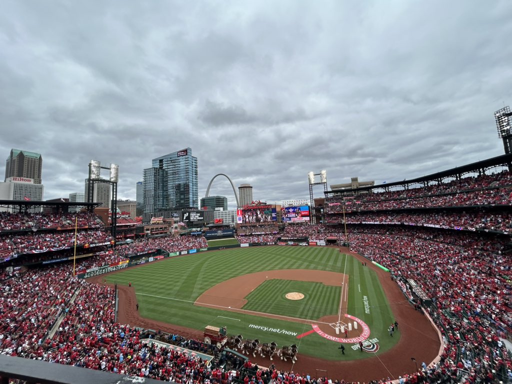 Nobody does opening day like St. Louis.