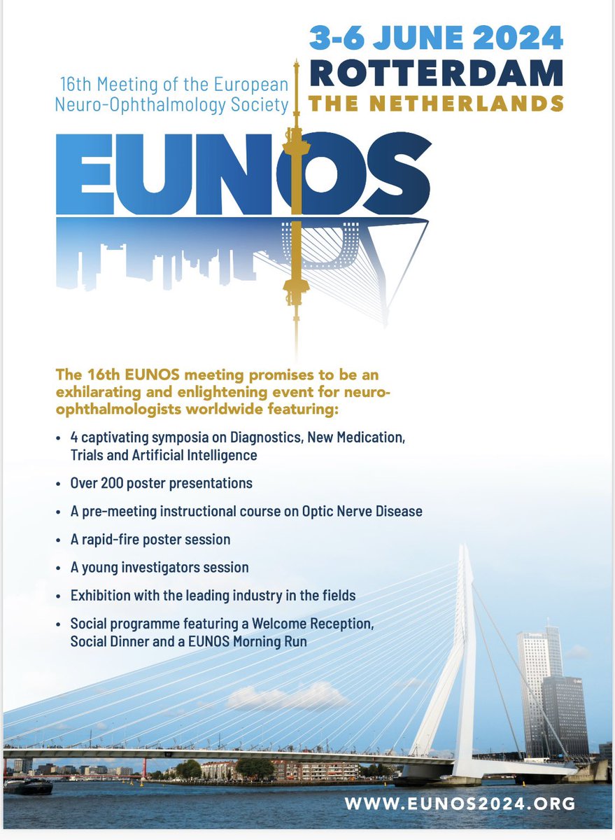 Although early bird registration has passed by, you still can register for an upcoming #EUNOS2024 meeting. Click here: eunos2024.org/registration/