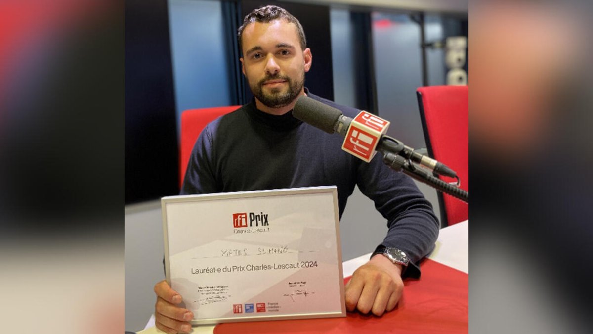 Mathis Slimano, lauréat du Prix RFI Charles Lescaut 2024 rfi.my/AUN9.x