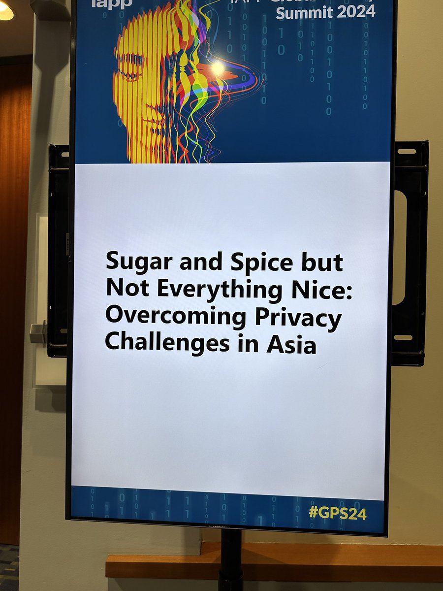 Join Jon Bello (Medialdea Bello and Suarez Law), Charmian Aw (<a href="/SPB_Global/">Squire Patton Boggs</a>), Barbara Li (<a href="/reedsmithllp/">Reed Smith LLP</a>), <a href="/shivanginadkarn/">Shivangi Nadkarni</a> (<a href="/arrka2/">Arrka</a>) and Takaya Terakawa (<a href="/TechnicaZen/">Technica Zen</a>) as they deliver the global privacy leaders’ guide to understanding &amp; overcoming privacy challenges in Asia. #GPS24