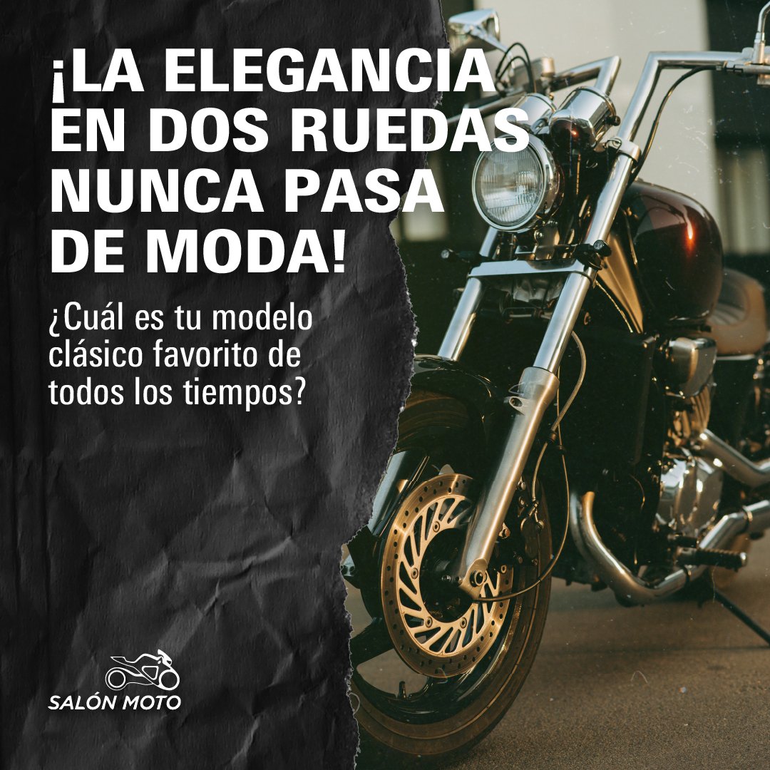 Desde las icónicas café racers hasta las elegantes cruisers, las motos  clásicas nos transportan a épocas pasadas llenas de estilo y aventura.  ¿Cuál es tu moto clásica favorita? ¿Podés elegir solo una?, image size:1080x1080