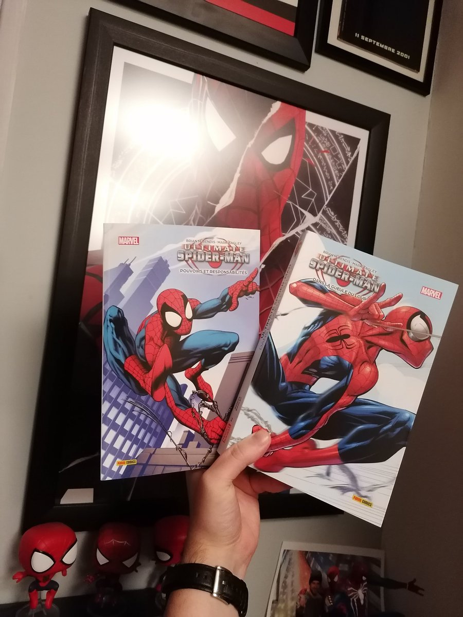 Mes premiers comics #SpiderMan lus à l'époque quand je découvrais cet univers, très content de les redécouvrir dans cette nouvelle édition !