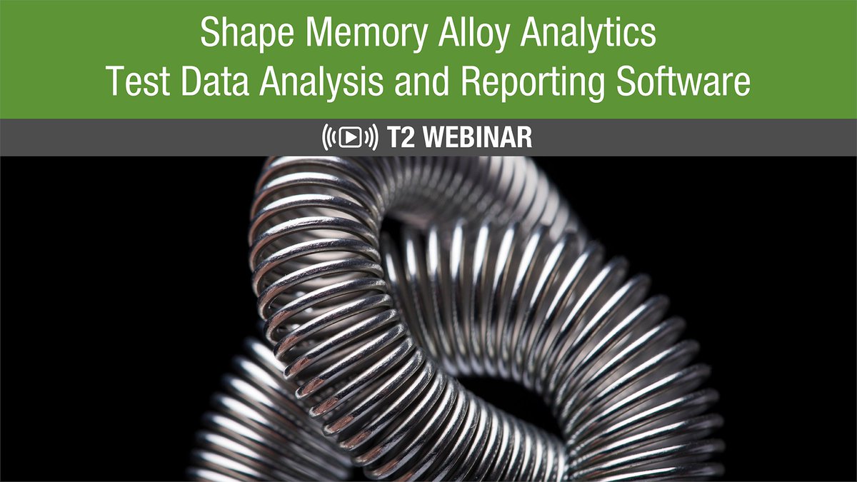 Mark your calendars for a webinar on SMAnalytics, a cutting-edge software that simplifies the analysis and reporting of shape memory alloy (SMA) test data. @NASAglenn will present on April 23! ⚡️ Register here: go.nasa.gov/3VIEEKX