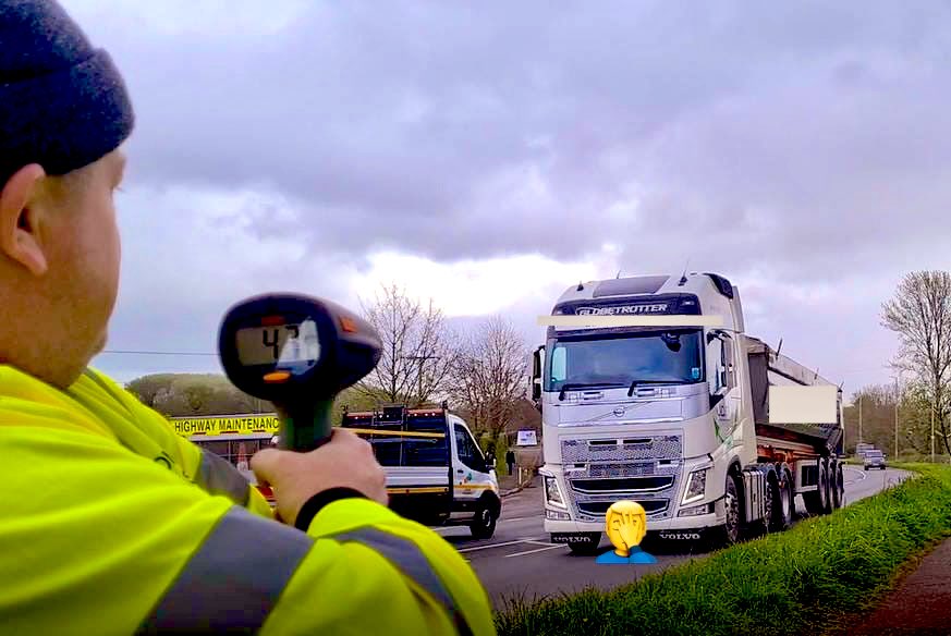 The stopping distance of a HGV can be up to 50% further than a car in similar conditions. #DontRiskIt #SlowDown #SpeedKills #Fatal5 #CSW #VisionZero