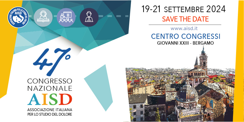 ItalianPainSoc's tweet photo. CALL FOR ABSTRACT 47° Congresso nazionale AISD 2024. A Bergamo dal 19 al 21 settembre 
Per info: https://t.co/jlONbEHA42 https://t.co/zkpZZKt5ls