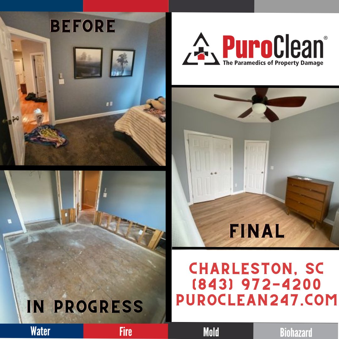 Experience ensures thorough, efficient water damage restoration. Choose PuroClean of Charleston for peace of mind and exceptional results. #PuroClean #WaterExperts #waterdamage #waterdamagerestorationservices