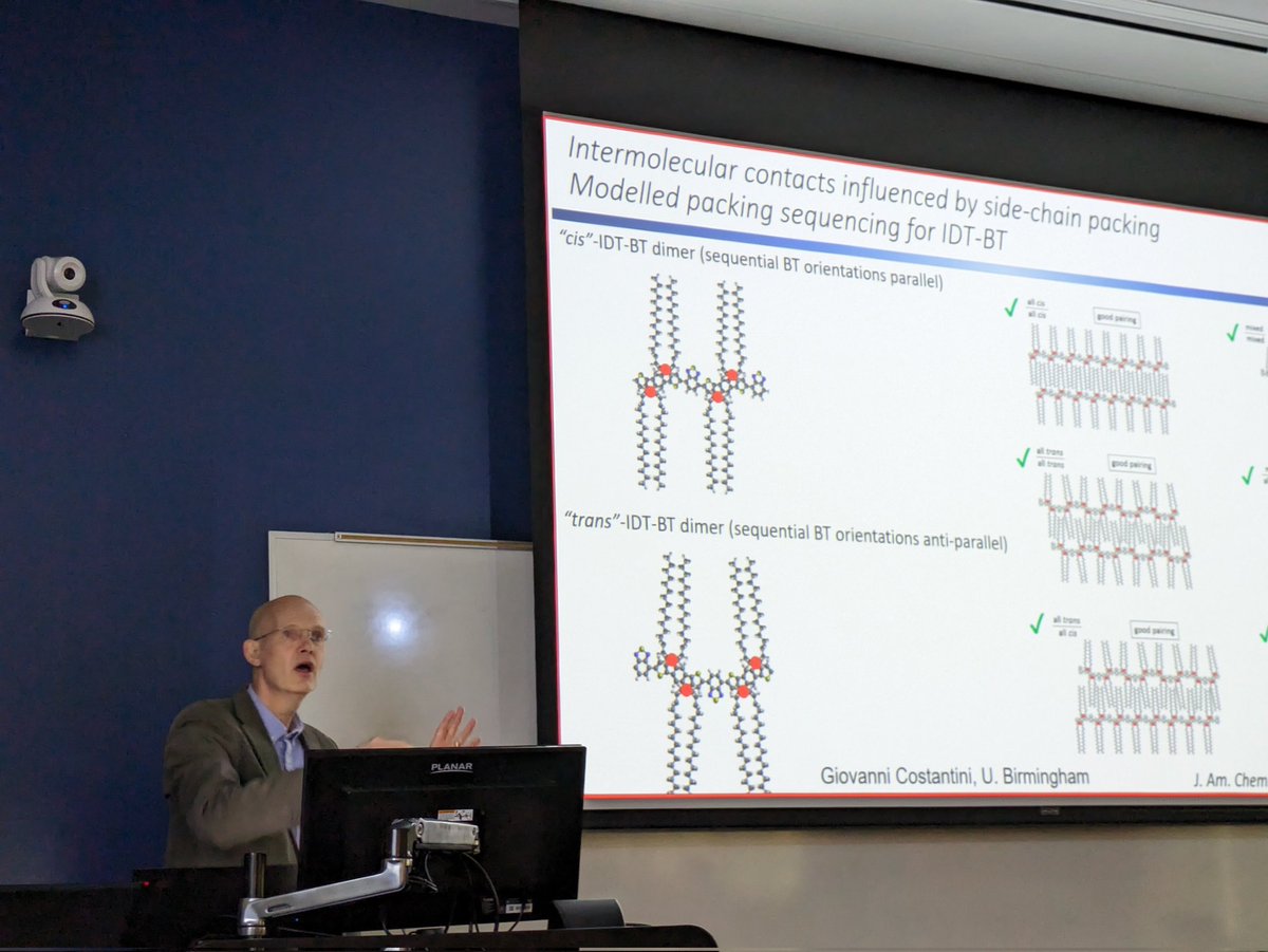 Juan-Pablo Correa-Baena (@jpcorreabaena) on Twitter photo Thanks to all the speakers for joining us today for the 4th <a href="/gtcope/">Georgia Tech - COPE</a> workshop on light-matter interactions in emerging semiconductors. It's been a great and enlightening day!
Next stop is <a href="/AndlingerCenter/">Andlinger Center</a> Director <a href="/_iainmcculloch/">Iain McCulloch</a> as this year's Pritchett lecturer. Great talk! Thanks to all the speakers for joining us today for the 4th <a href="/gtcope/">Georgia Tech - COPE</a> workshop on light-matter interactions in emerging semiconductors. It's been a great and enlightening day!
Next stop is <a href="/AndlingerCenter/">Andlinger Center</a> Director <a href="/_iainmcculloch/">Iain McCulloch</a> as this year's Pritchett lecturer. Great talk!