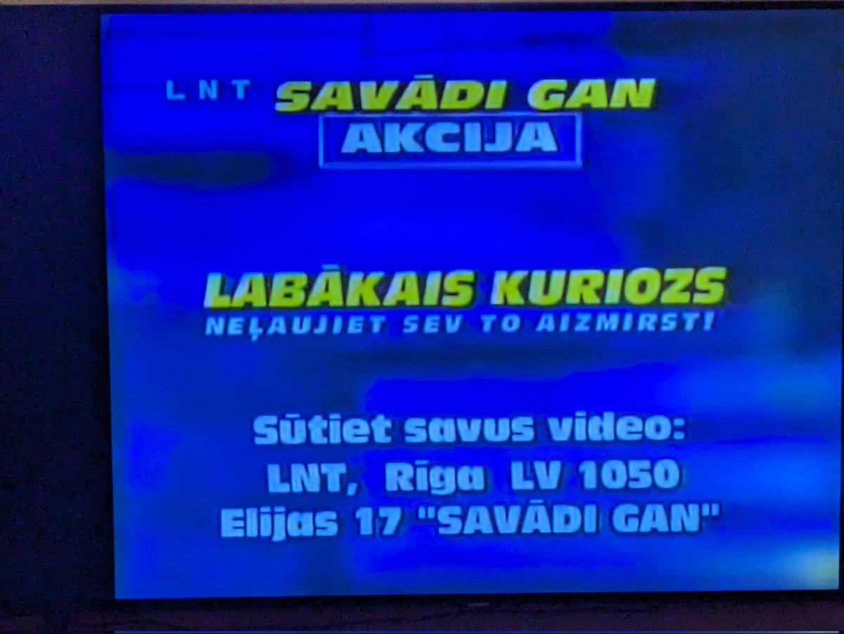 LArtour's tweet image. Bija tādi laiki... #nostaļģija