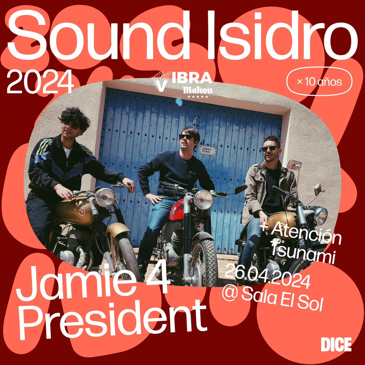 atenciontsunami's tweet image. 💥💥💥
¡Los #Jamie4President se unen a la presentación de Madrid!

🎟️Entradas🎟️
link.dice.fm/9XUGo3bowIb

@soundisidro
@SalaElSol 
@RasoEstudio