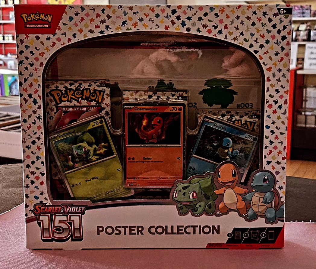 Fanboygamingcom's tweet photo. New Pokémon products and restocks have arrived along with some MTG products. #pokemon #pokemon151 #151 #pokemoncards #pokemonstore #mtg #lotr #tcg #mtgcommunity #officialstore #otayranch #chulavista #sandiego https://t.co/x8mRXywuIP