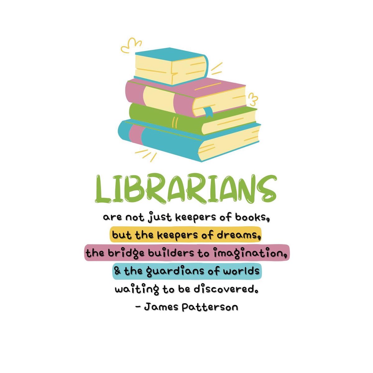 .... and so much more. Thank you for all you do!
⭐️Ms. Smits - Altmayer
⭐️Ms. Karker - Dickinson
⭐️Ms. Kiekhaefer - Heritage
⭐️Ms. Shockley - Foxview
⭐️Ms. Young - DP Middle School
⭐️Ms. Pearson - DP High School
#DPride 
#schoollibrarianday2024