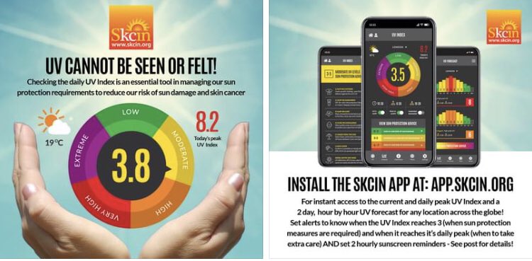 As the UV Index rises - what you need to know: • UV Radiation is the direct cause of 90% of the world’s most common cancer • It cannot be felt and is not related to temperature • It can pass through cloud cover • It intensifies as it reflects off the environment around us