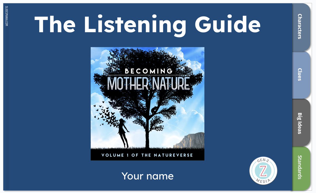 Teachers: A must Listen/Do for April...#EarthDay Becoming Mother Nature podcast by @GZMshows gzmclassroom.com/classroom.../n… - 8 episodes - Connections to standards - FREE listening guide, Explore board, Choice board! (editable) - KIDS LOVE IT! (so do teachers 😊) #HyperDocs @TsGiveTs