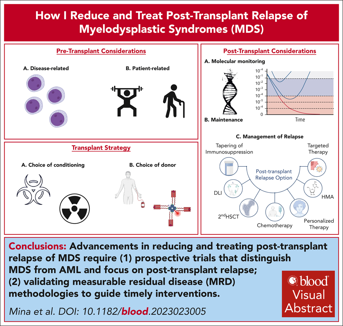 Our perspectives @NIH @fredhutch @StanfordMed in @BloodJournal  on
How I reduce and treat posttransplant relapse of #MDSsm ashpublications.org/blood/article-…