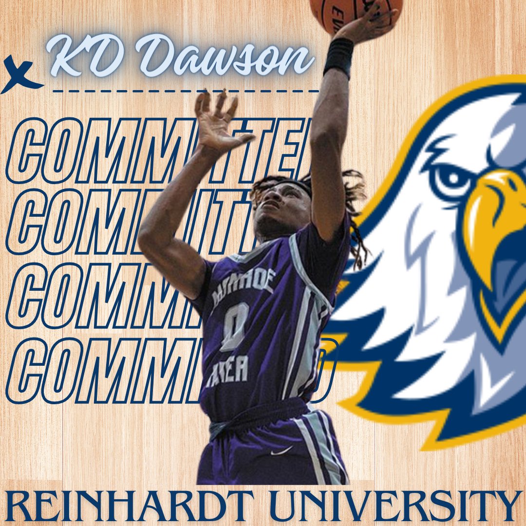 Very proud of @KDDawson0 for his commitment to @jnewton0729 & Reinhardt University! I’m certain KD will continue to do great things on and off the court!! @Sports_Walton @NextUpSportsGA @KyleSandy355 @SHReport @Relentless_Hoop